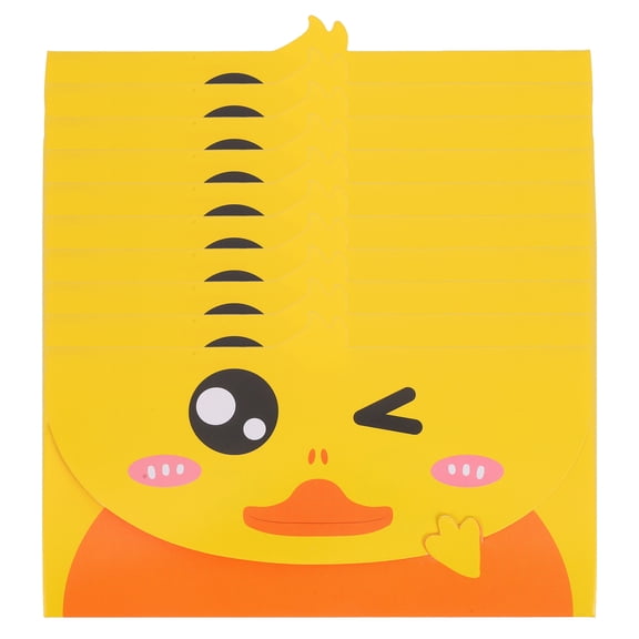 OUNONA 20pcs Cartoon Animal Design Stationery Paper Cards for Letter Writing, Invitations, Thank You Notes, Kids Birthday Party Supplies