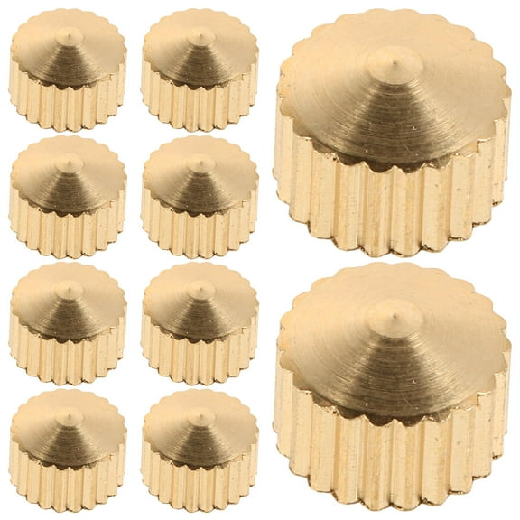 OUNONA 20pcs Clock Nut Replacement Set Metal Clock Nuts For Quartz Clocks Essential Clock Repair Accessories For Diy Clock Making And Maintenance