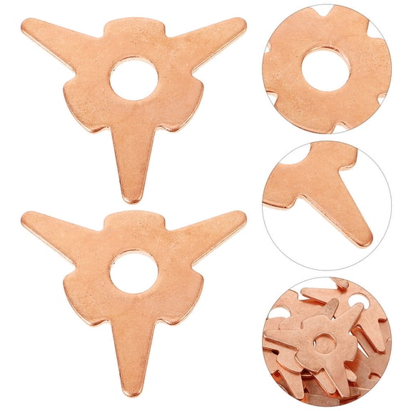 Tineasur 20Pcs Professional Grade Triangle Metal Rings Heavy Duty Stud Welder Tool for Car Repairs