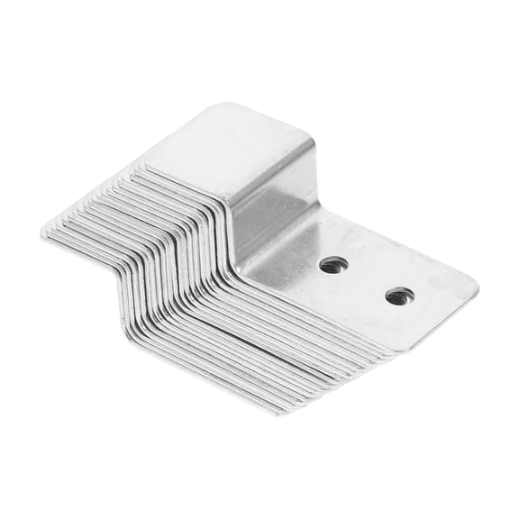 OUNONA 20pcs Stainless Steel Picture Frame Backing Clips for Artists Photo Hardware
