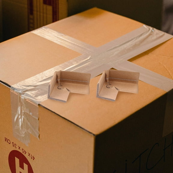 OUNONA 20pcs Packing Cardboard Edge Protectors Edge Protectors Wrapping Paper Corner Protectors Furniture Protection Hardware Logistics Shipping Packaging