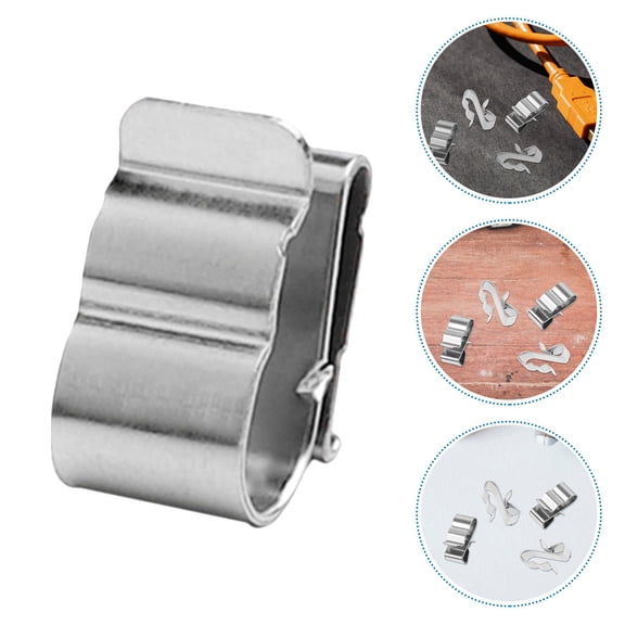 OUNONA 20pcs Photovoltaic Cable Clamp Trailer Wire Clip Trailer Frame Wire Clamp