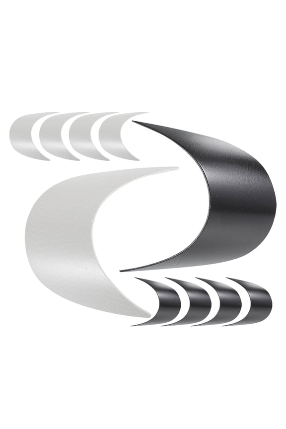 20pcs Plastic Hat Visor DIY Sun Visor Brim Hat Sun Protection Visor Brim for Replacement