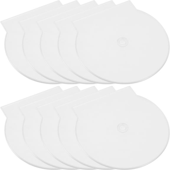 OUNONA 20pcs Reusable CD Boxes Clear CD Case CD Packing Box CD Carrier for Home