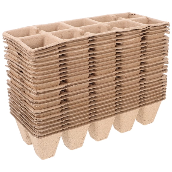 OUNONA 20pcs Seedling Trays Nursery Planter Starter Pots Garden Nursery Pots Flower Plants Starter Pots Planter Starter Pots Mini Planter Cups For Indoor (10 Holes)