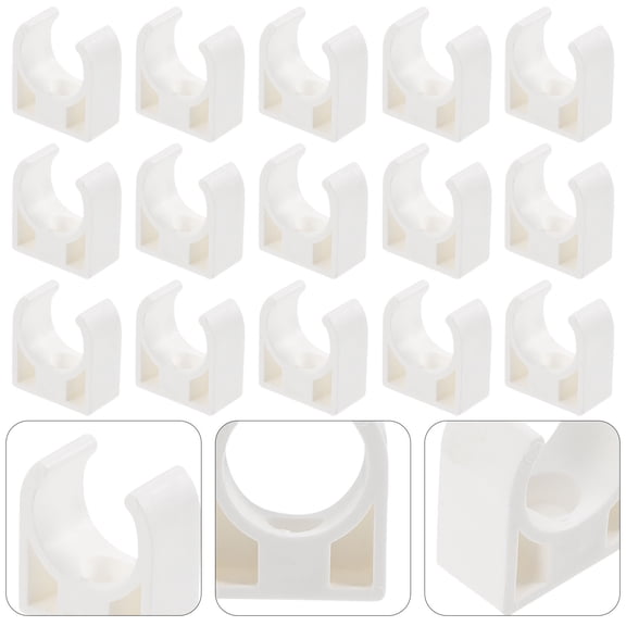 OUNONA Electric Motor Bracket, White, U-Shaped Clamp, Convenient Installation, No Rust