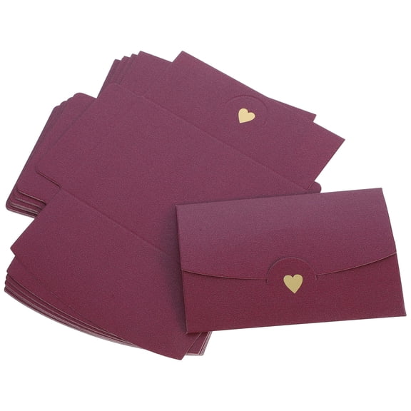 OUNONA 20pcs Yellow Paper Envelopes for Greeting Cards Suitable for Decoration and Gifts 4.5 Inch