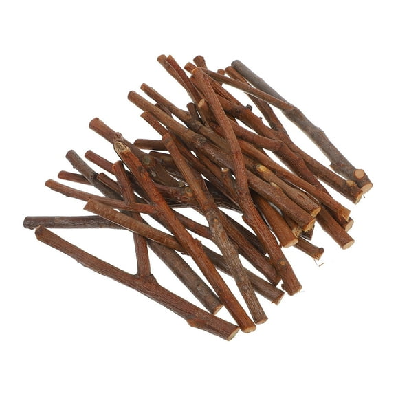 OUNONA 20pcs Natural Wood Branch Twigs Y-Shaped for Crafts, Card Making, Photo Props, Sanding, and Decorative Accessories
