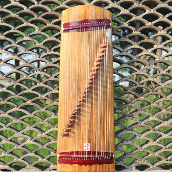 OUNONA 21-Piece Brown Wood Guzheng Bridges Set - Professional Musical Instrument Accessories for Guzheng Players