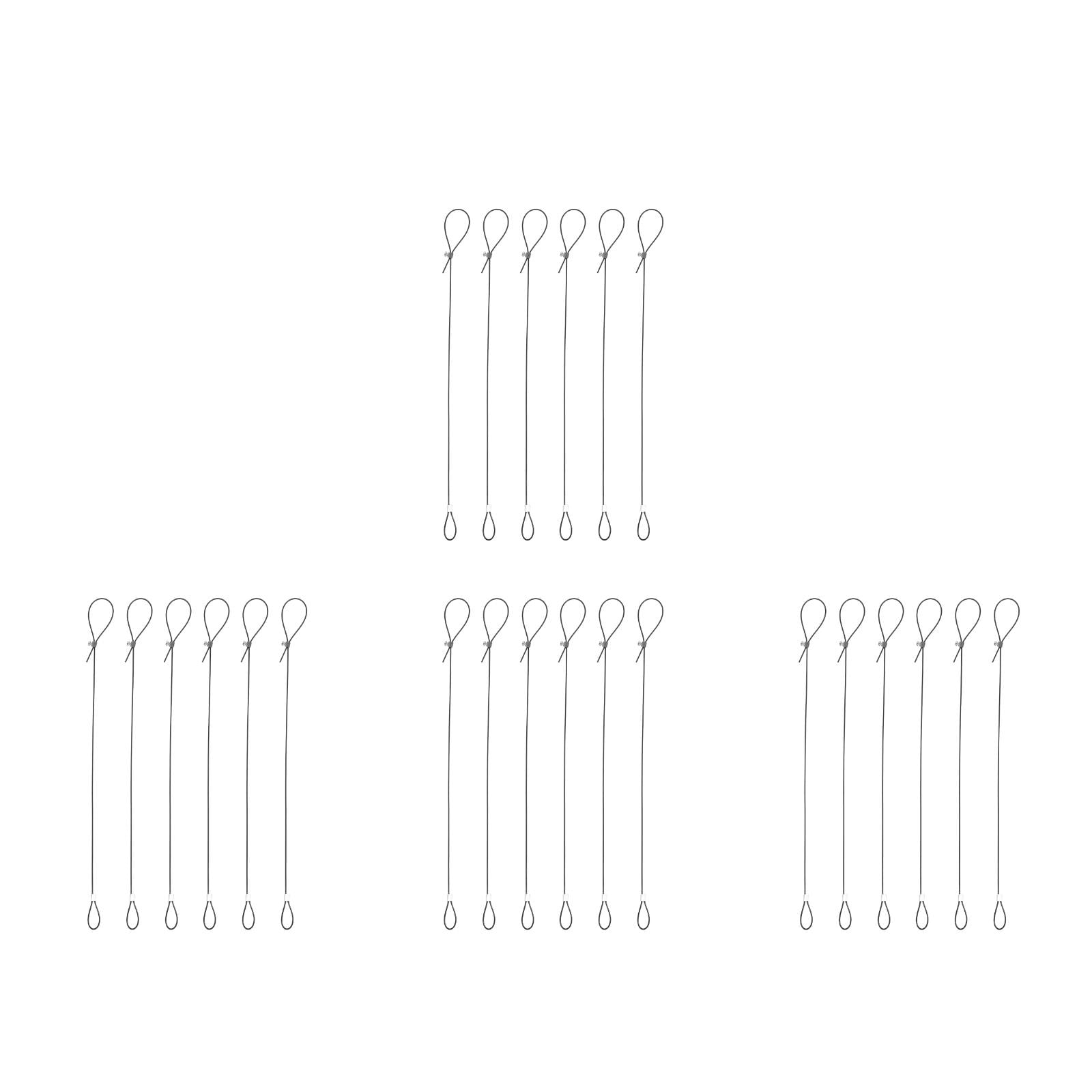 OUNONA Raindrops 24 pcs Adjustable Gate Latch Cable Pull Pendant Light ...
