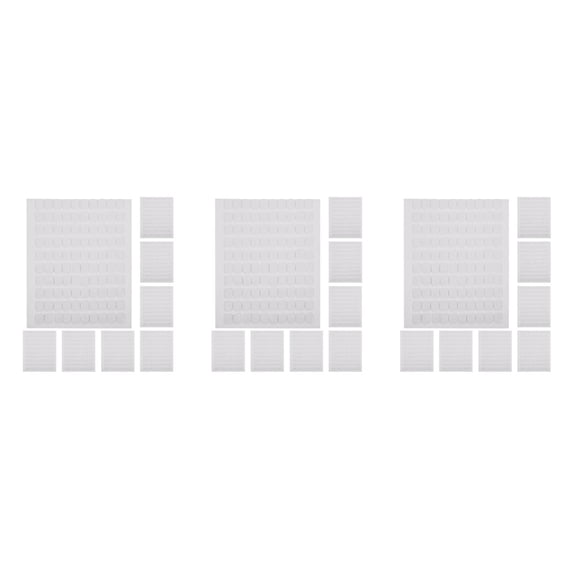 OUNONA 2400 pcs  Clear Double Sided Sticky Dots Removable Adhesive Dots For Diy Crafts Home Office Classroom For Scrapbooking Decorating