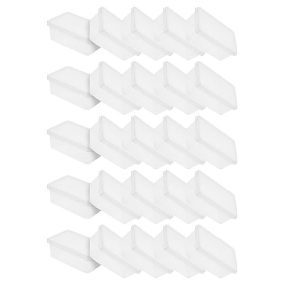 OUNONA  25 Pcs Cake Transport Container Pie Slice Containers Transparent