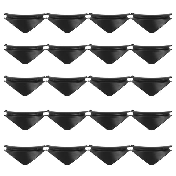 OUNONA 25Pcs Black Plastic Vending Machine Pushers with Easy Installation for Snacks and Drink Machines