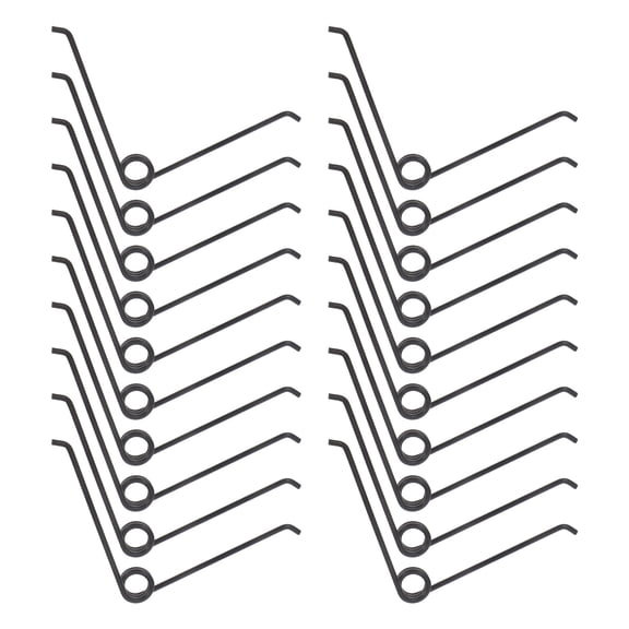 OUNONA 25Pcs Black Replacement for Garden Pruner Tools with Thicker Strong Stainless Steel