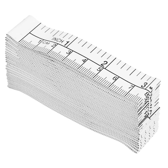 OUNONA 25Pcs Paper Measuring Tape Soft Material with Clear Markings for Accurate Length Measurement