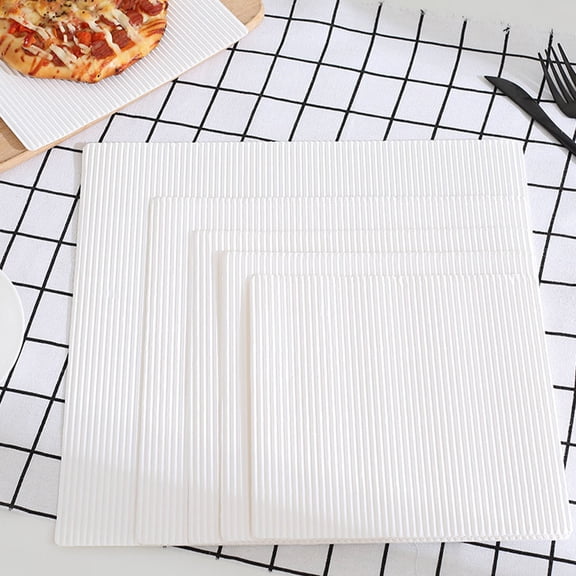 OUNONA 25pcs Grease Paper Sheets Absorbing Sheet White High Temperature Resistance