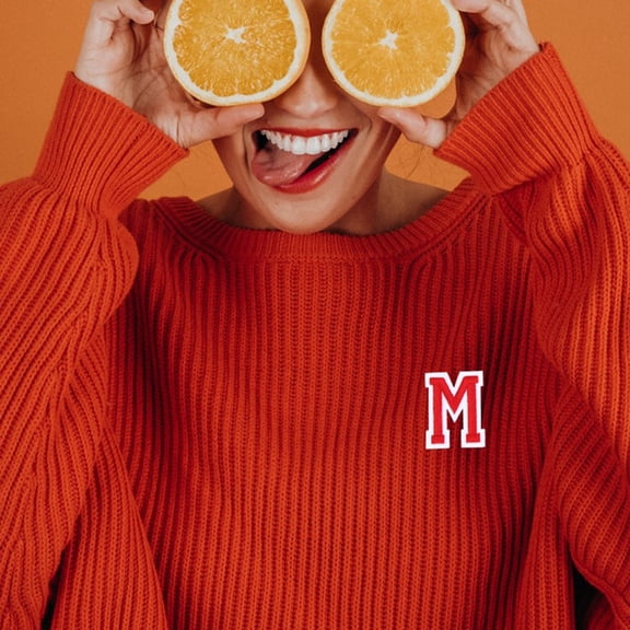 OUNONA 26Pcs Iron On Embroidery Patches for Hats Red Fashionable Design Repair Clothes