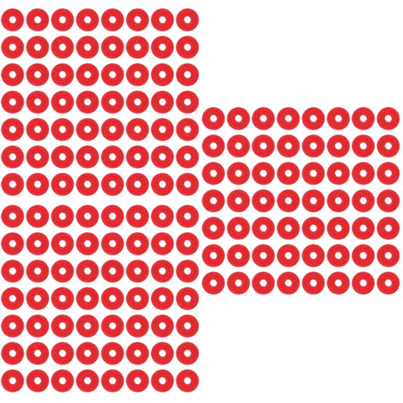 OUNONA 270 Pcs Piano Wool Punchings Washer Regulating Tools Convenient Piano Washer