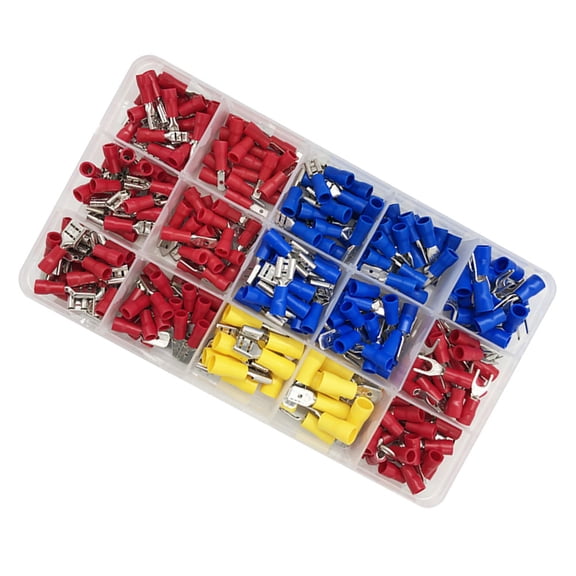 OUNONA  280 Pcs Plated Splice Terminals Quick Wire Connectors Cable