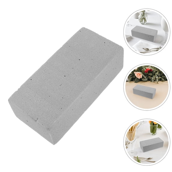 OUNONA 2PCS Floral Foam Blocks for Fresh and Artificial Flower Arrangements Wet and Dry Floral Mud Craft Foam for Florists Provides Stable Support Flower Shop Supplies