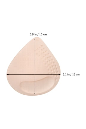 2 Pairs Soft Removable Bra Cups for Sewing, Wedding Dress Inserts, Comfortable Bra Pad Enhancers