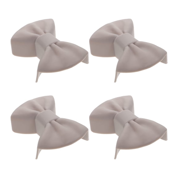 OUNONA 2-Pack Grey Silicone Pot Clips for Heat , Kitchen Cooking Tools, Easy to Use and Accessories