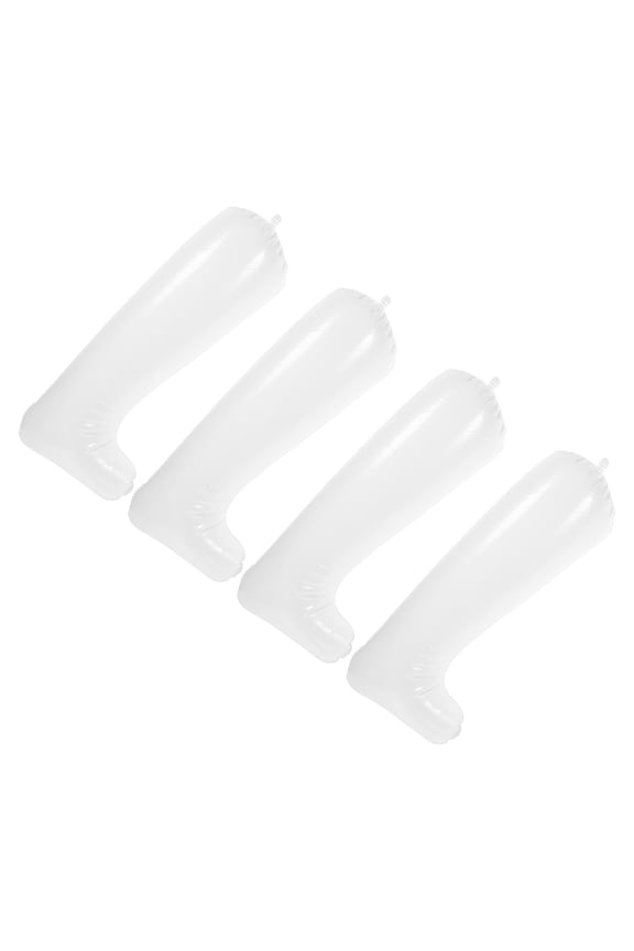 2Pairs Inflatable Boot Shapers White Reusable Boot Keeper Supports Tall Boots Shape