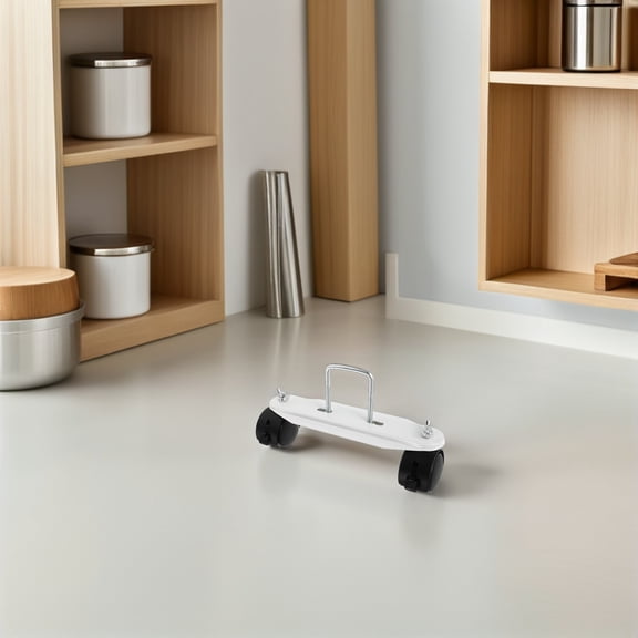 OUNONA 2Pairs Patio Gas Heater Caster Kit with Rotary Rollers for Smooth Movement and Stable Base