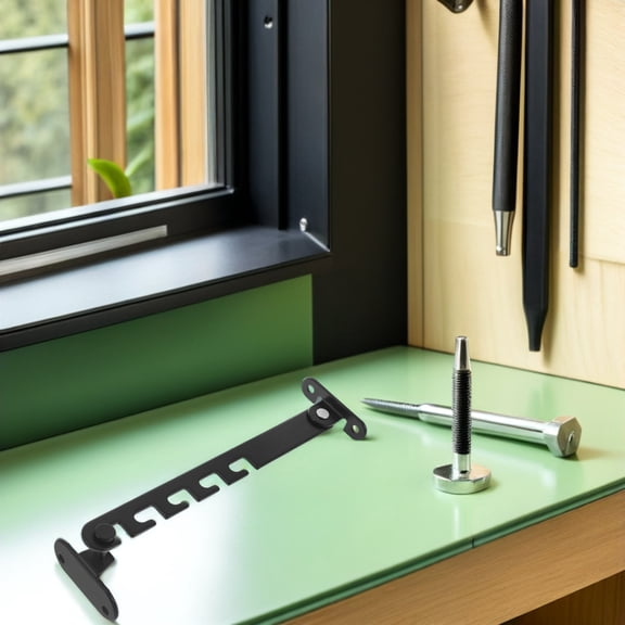 OUNONA 2Pcs Easy Install Adjustable Window Security Locks for Home and Balcony Doors