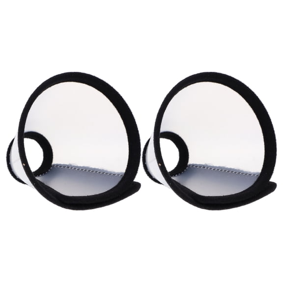 OUNONA 2Pcs Anti-Pecking Pet Neck Protector Collar Assorted Colors Easy to Use and Comfortable