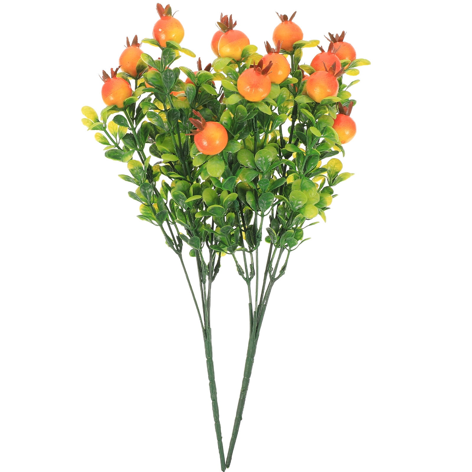 OUNONA 2Pcs Artificial Fruit Plants Branches Table Centerpiece Fruit