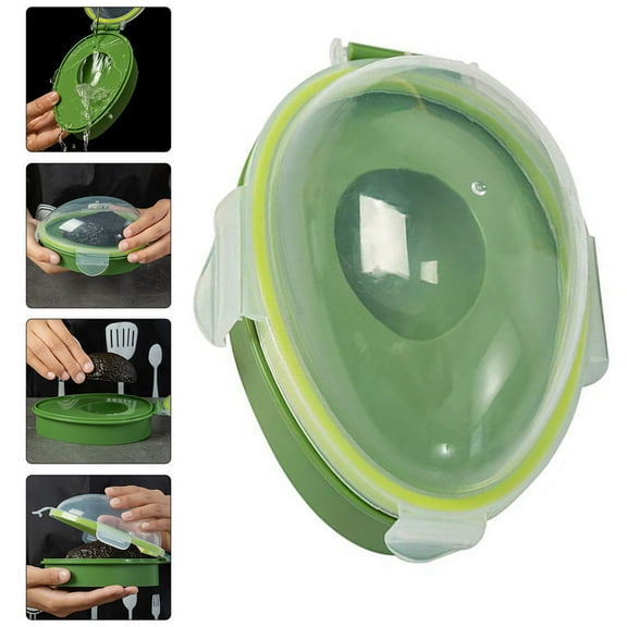 OUNONA 2Pcs Household Avocado Saver Healthy Material Transparent Storage Box