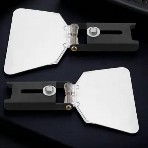 OUNONA 2-Pack Transparent Plastic Eye Shield Guard for Bench Safety and Eye Injury Prevention