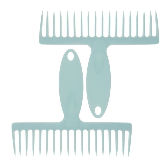 OUNONA 2Pcs Broom Cleaning Hair Comb Broom Hair Clean Tool Multi-Function Hair Removal Comb Clean Tool