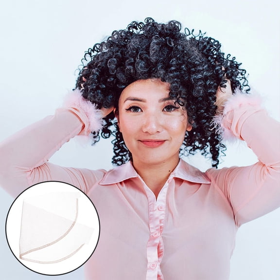 OUNONA 2Pcs Brown Lace Wig Net Base Strong Soft Breathable for DIY Lace Frontal Wig