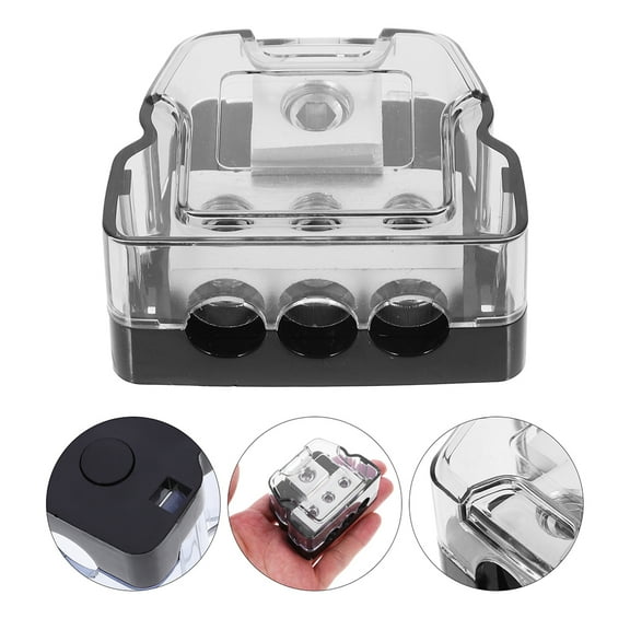 OUNONA 2-Pack Car Audio Power Distribution Block with Grounding Box Sound and Easy Installation