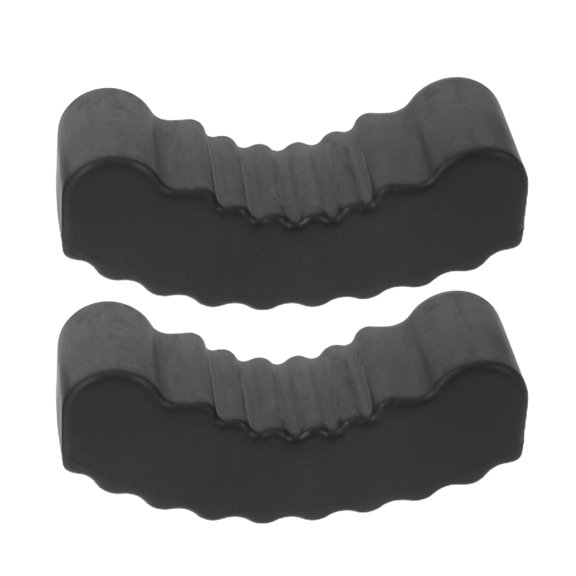 OUNONA 2Pcs Universal Floor Jack Rubber Pads with Slotted Cushion Buffer