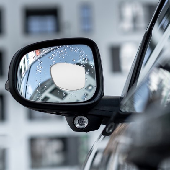 OUNONA 2Pcs Car Side Blind Spot Mirror with High Viscosity Suction Cup for Secure Fit