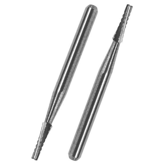 OUNONA 2Pcs Car Windshield Repair Drill Bits Plated Silver Glass Drill Set for Auto Body Repair Tool