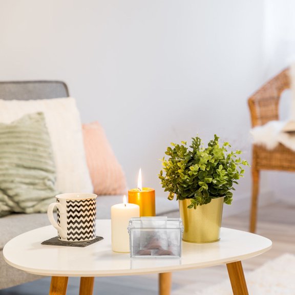 OUNONA 2Pcs Clear Acrylic Tea Bag Organizer Box Packets Storage Box with Transparent Design