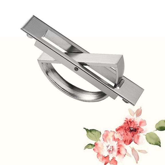 OUNONA 2-Pack Zinc Alloy Cabinet Drawer Handles with Hidden Grip for Home Furniture, and Stylish Hardware