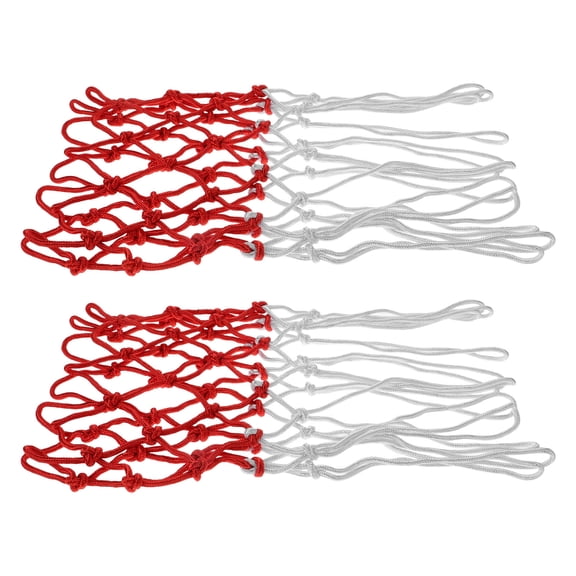 OUNONA 2Pcs Thick Waterproof Basketball Frame Net for Gym Basketball Hoop Supplies