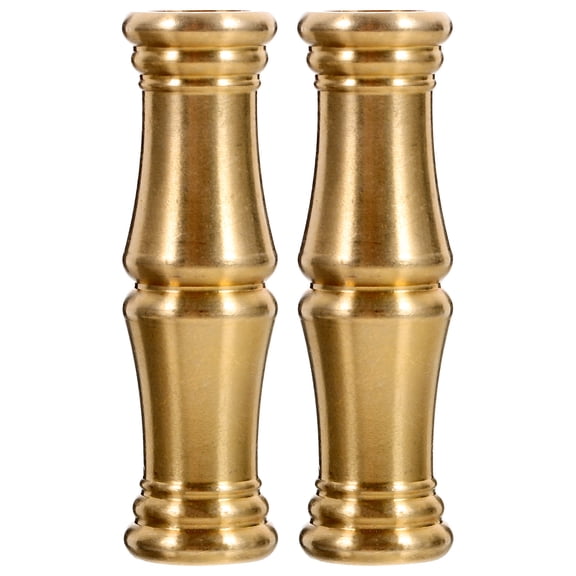 OUNONA 2Pcs Copper Standing Lamp Connecting Rod Lengthen Pole for Elegant Lighting Fixtures