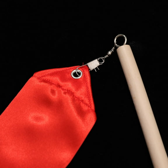 OUNONA 2Pcs Dance Ribbon Toddlers Red Satin for Oriental Dance