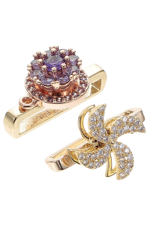 2Pcs Easy to Use Metal Rotary Watch Band Decorations for Most Watch Straps