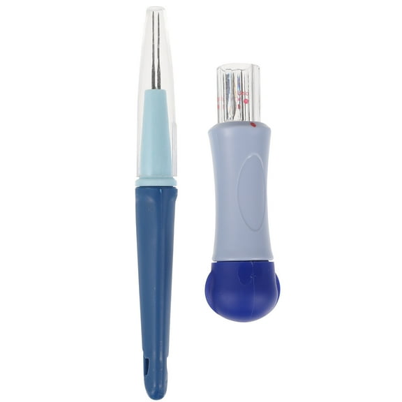 Tineasur Crewel Needle Embroidery Set Assorted Color Easy to Operate DIY 2Pcs