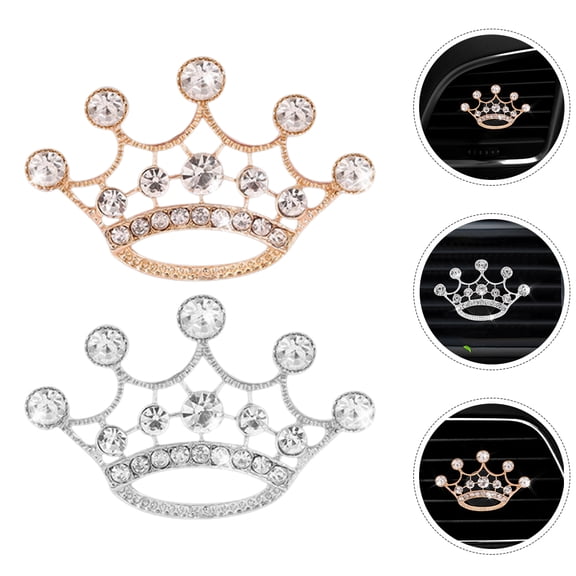 OUNONA 2Pcs Fashionable Car Vent Clips Easy Installation for Car Interior Accessories