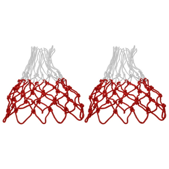 OUNONA 2Pcs Convenient Portable Basketball Net Frame for Indoor Outdoor Basketball Hoop Replacement