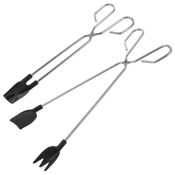 OUNONA 2-Pack Garbage Grabber Tool with Iron and Nylon, Assorted Colors for Pickup and Waste Collection