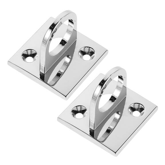 OUNONA 2-Pack Heavy Duty Metal Ceiling Hooks with Smooth Edges for Hanging Plants, Swings, and Home Decor